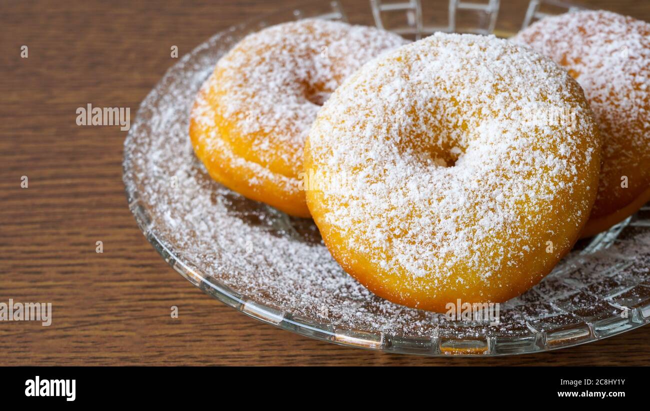 Close up donuts Stock Photo