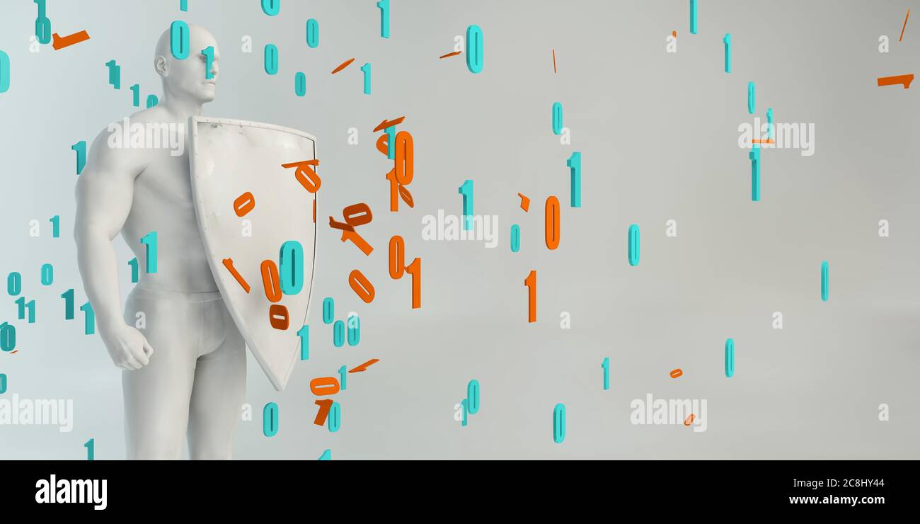 View of Online Security Services for Banking Digital Protection Stock Photo - Alamy