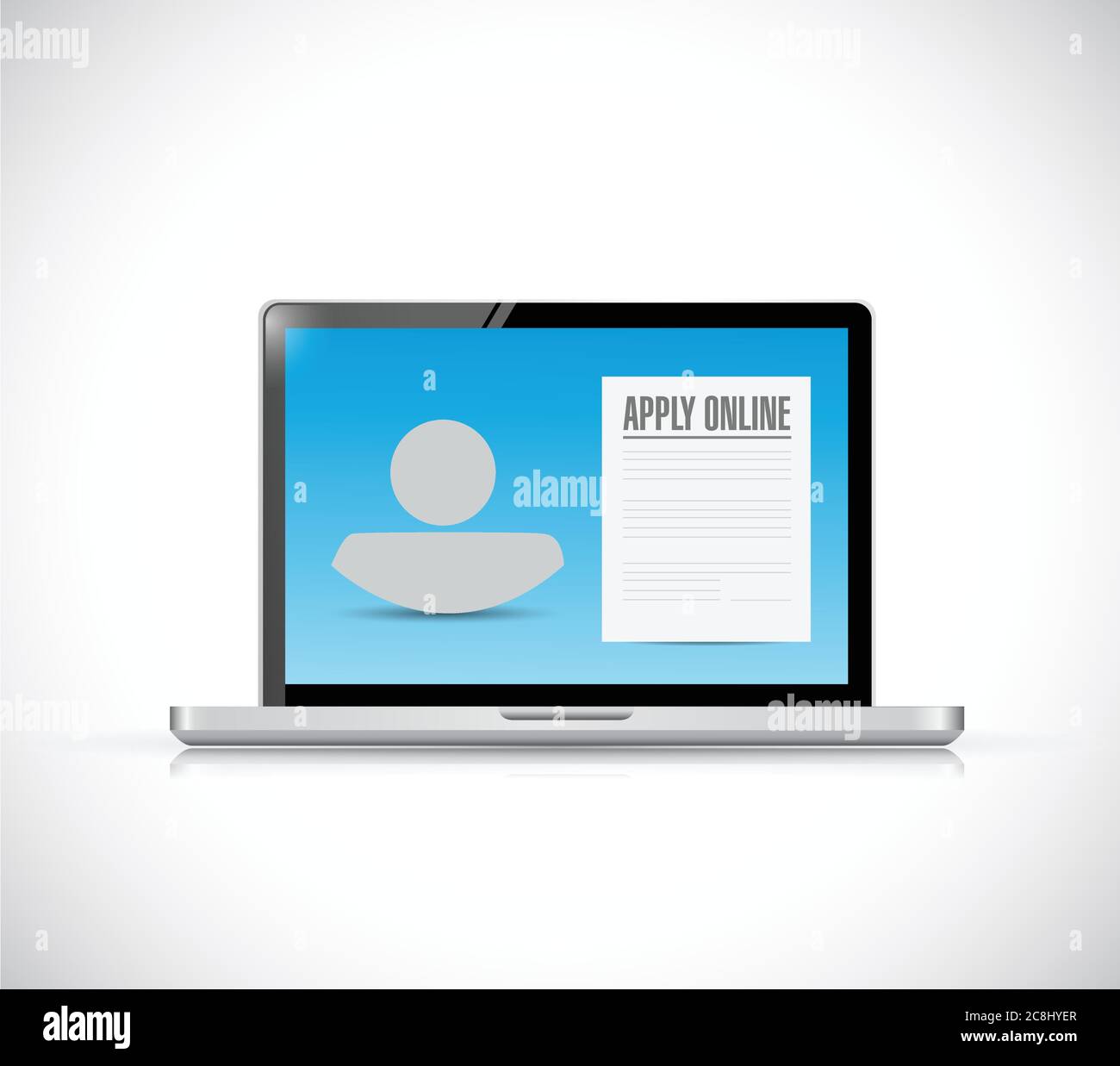 Apply online Stock Vector Images - Alamy