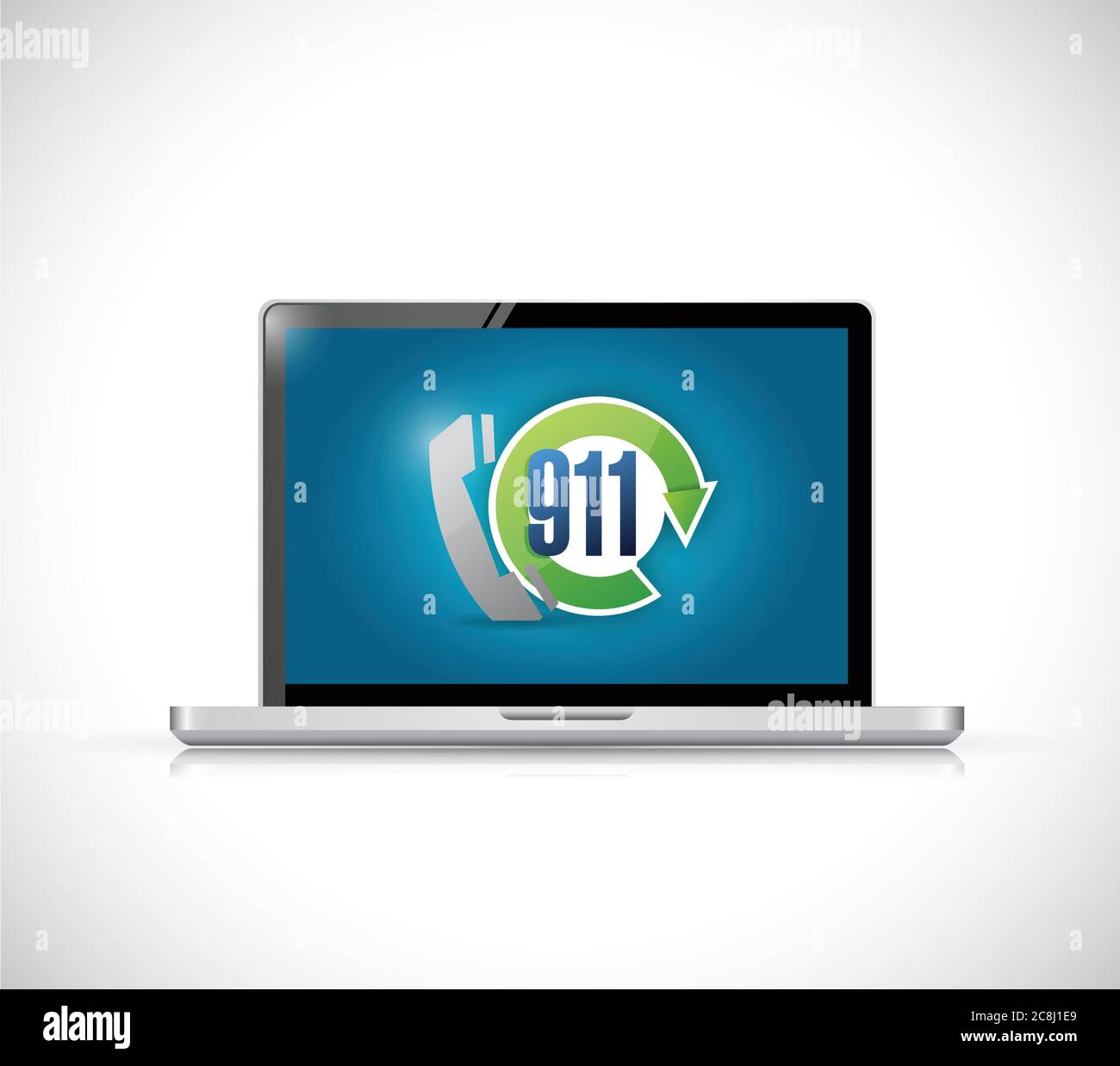 Call 911 Stock Vector Images Alamy