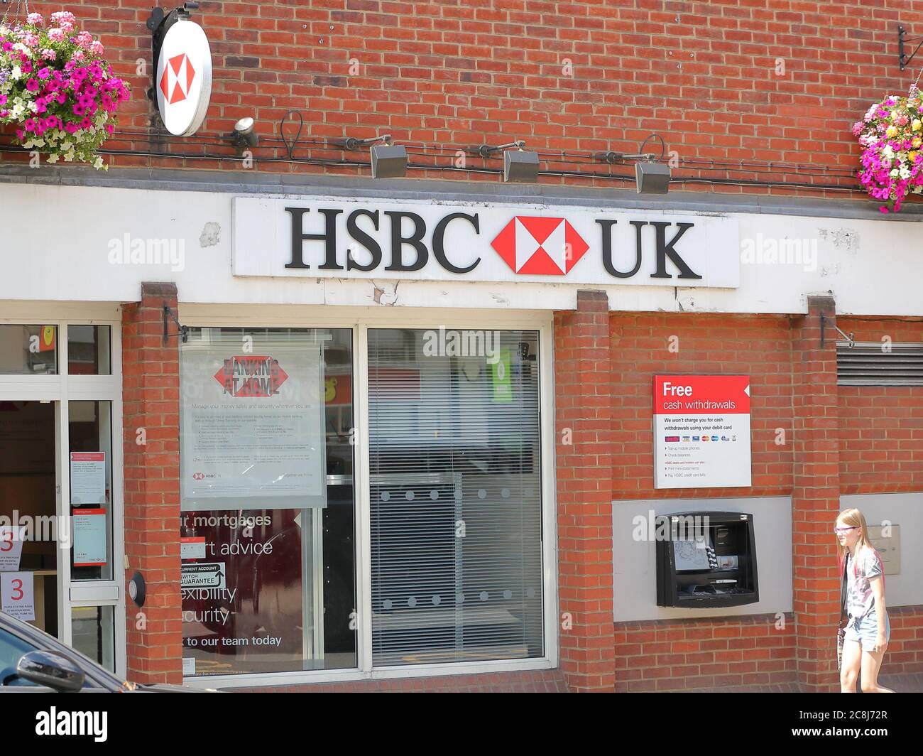 HSBC Bank in Marlow, Buckinghamshire, UK Stock Photo