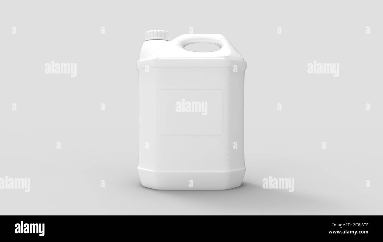 3d rendering of a fluid can canister packaging industrial isolated