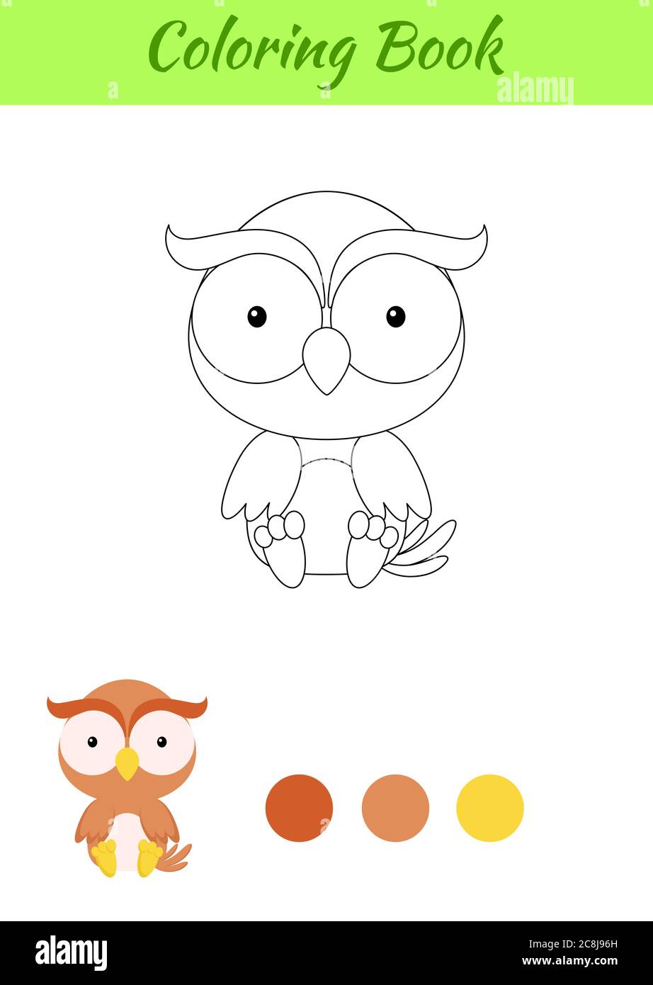 how to draw a cute baby owl