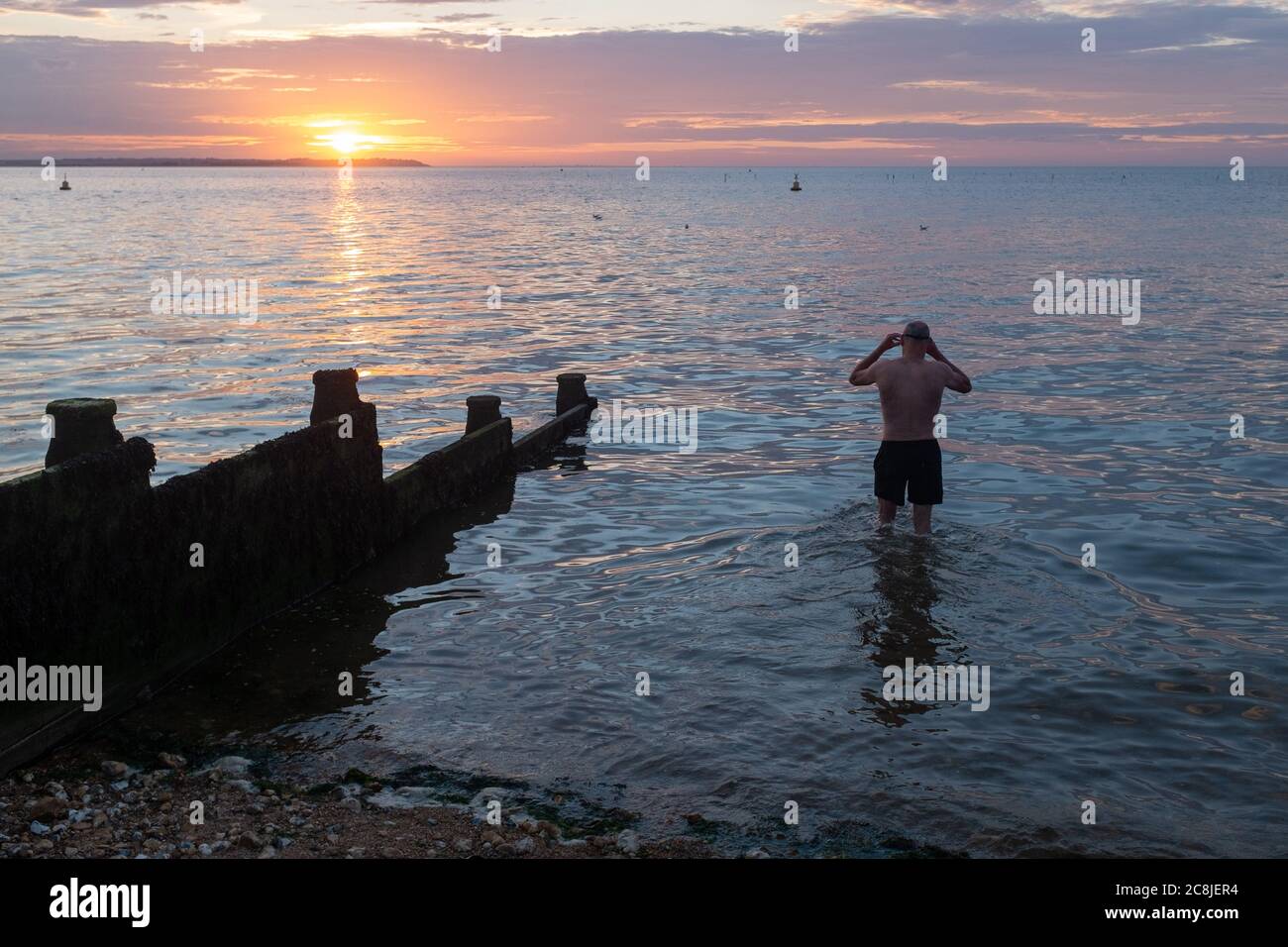 Whitstable beach swimming hires stock photography and images Alamy