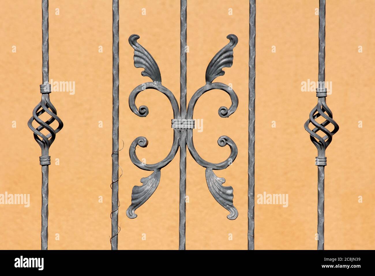 Iron Fence House Light High Resolution Stock Photography And Images Alamy