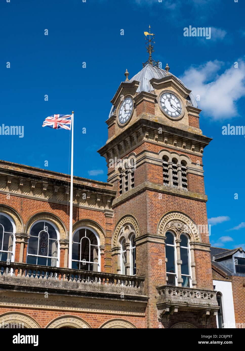 Hungerford Town Hall, Hungerford, Berkshire, England, UK, GB. Stock Photo