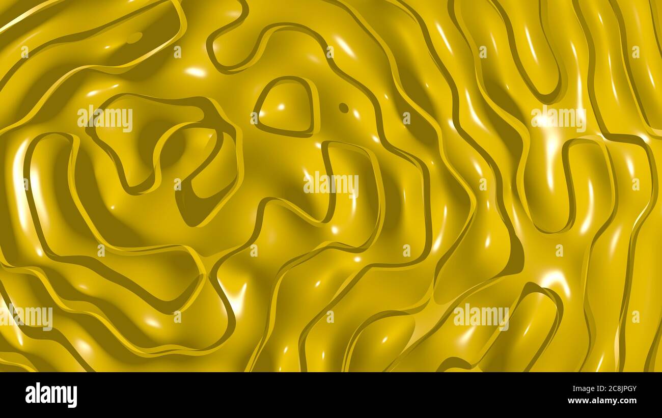 Plain 3D abstract background of monochromic CHROME YELLOW color with shadow  and coloring suitable for adding various materials. illustration and design  Stock Photo - Alamy