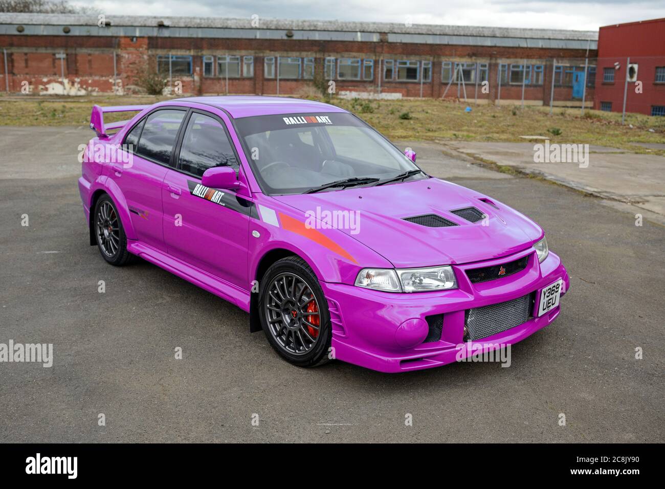 Mitsubishi EVO VI Ralliart GSR Stock Photo