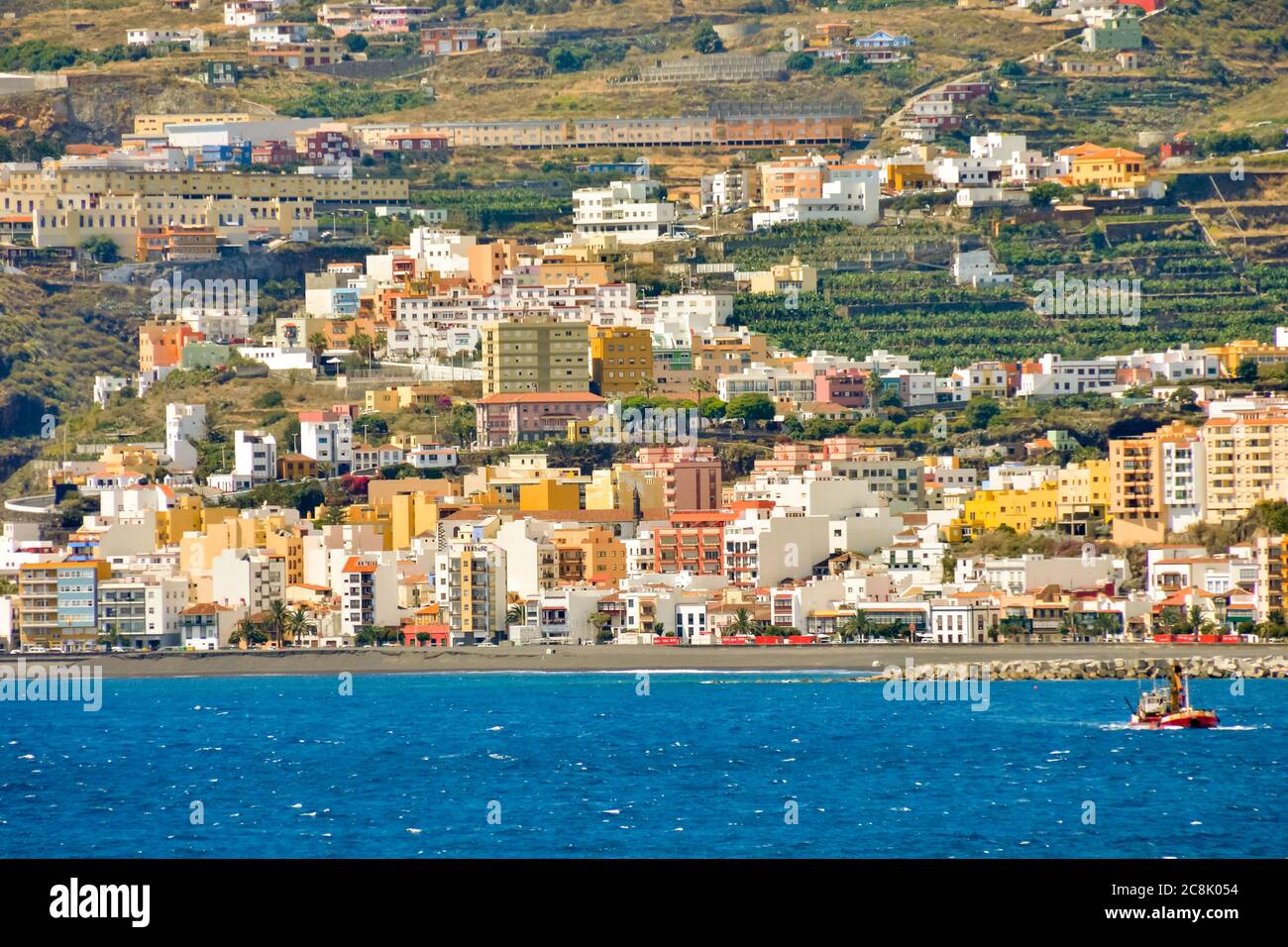 Sea Village at the Spanish Canary Islands Stock Photo - Alamy