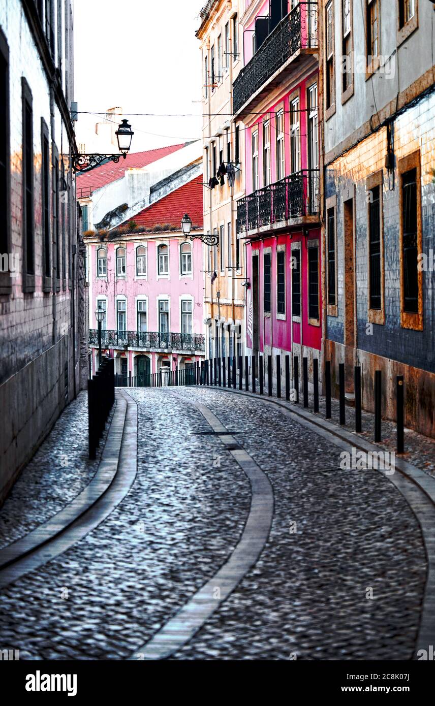 Street in Lisbon Stock Photo