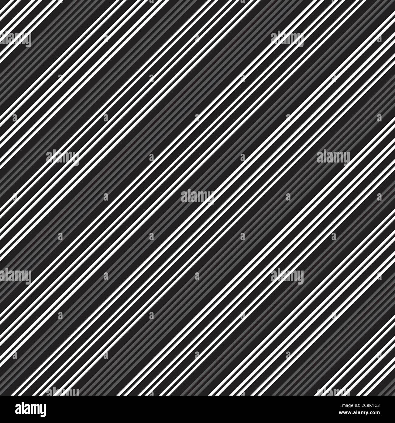 Black and white diagonal striped seamless pattern background suitable ...