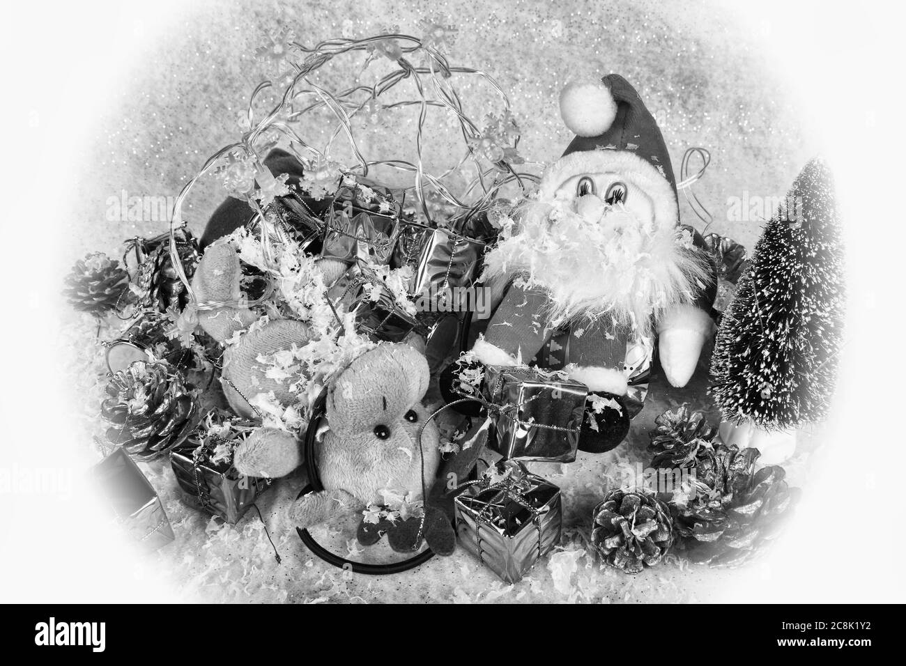 Father Christmas and Rudolph collapsed exhausted during the Christmas ...