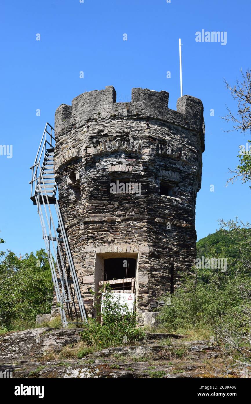 ruin of the Entersburg Stock Photo