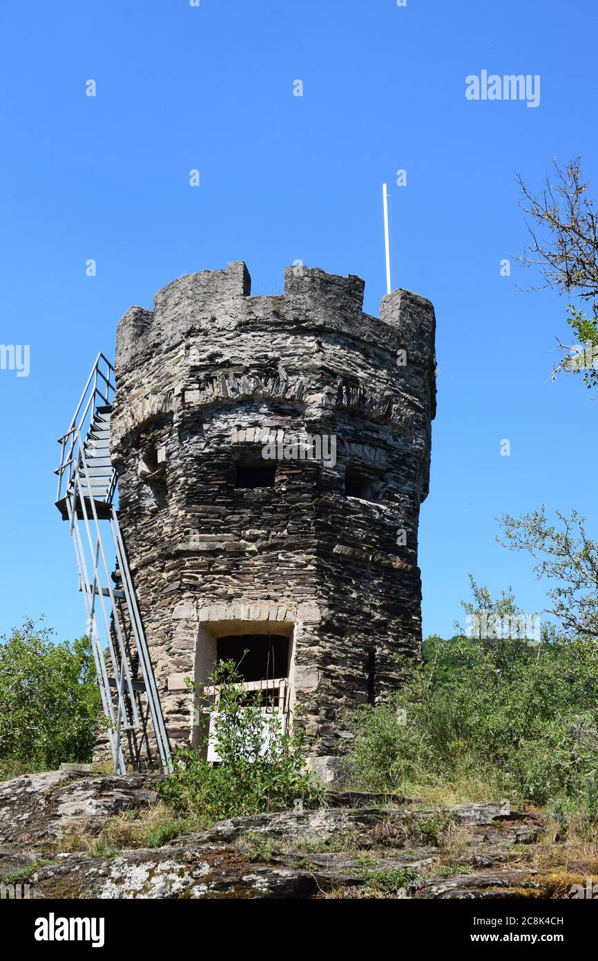 ruin of the Entersburg Stock Photo