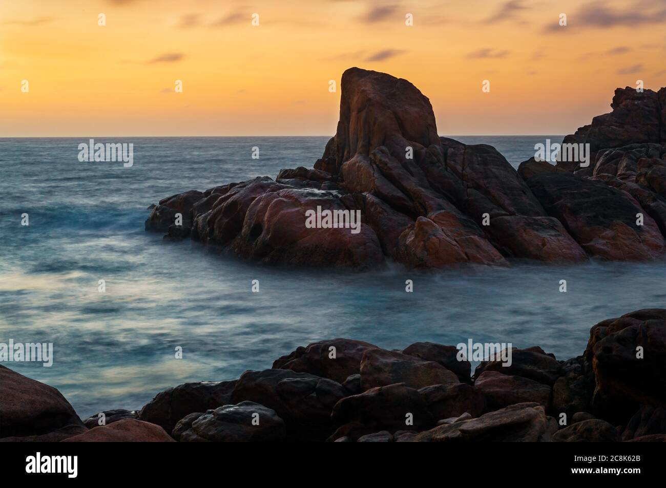 Canal Rocks are a feature in Leeuwin-Naturaliste National Park. Stock Photo