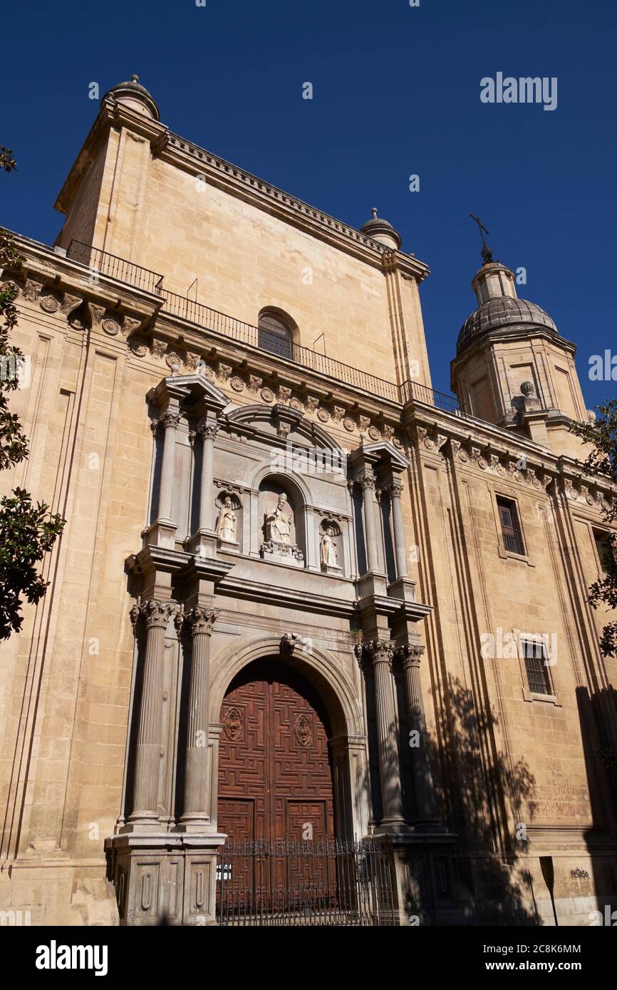 Iglesia del Sagrario (Church of the Tabernacle) situated next to the Cathedral in Granada, Andalusia, Spain. Stock Photo