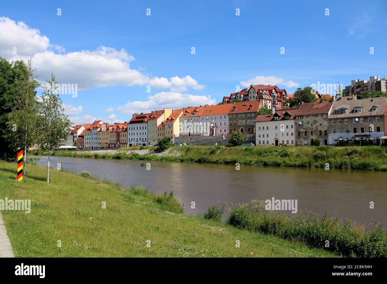 Görlitz/Zgorzelec, Grenzstadt zwischen Deutschland und Polen: an der Neisse/Nysa Stock Photo