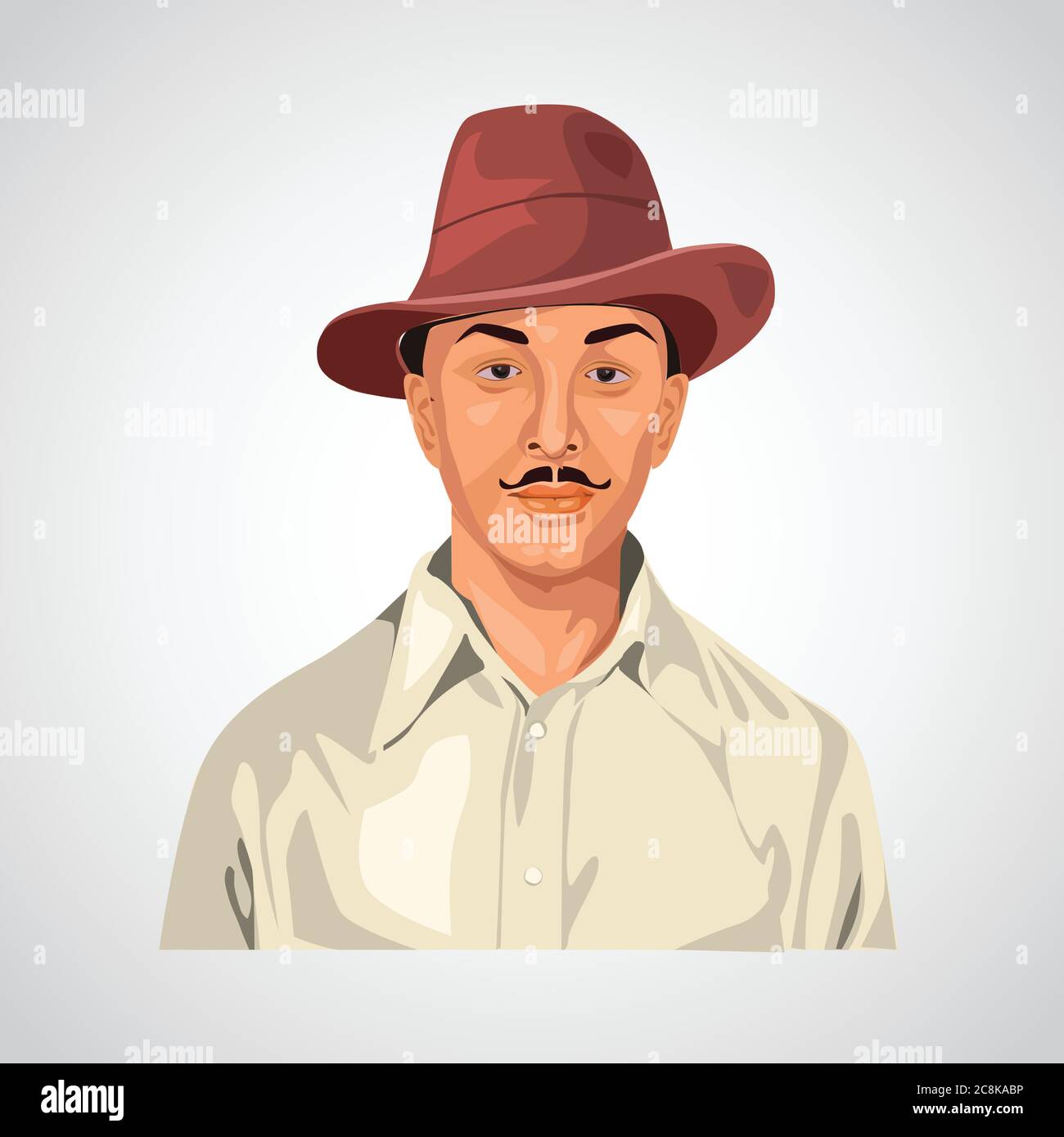 Bhagat singh vector vectors hi-res stock photography and images - Alamy