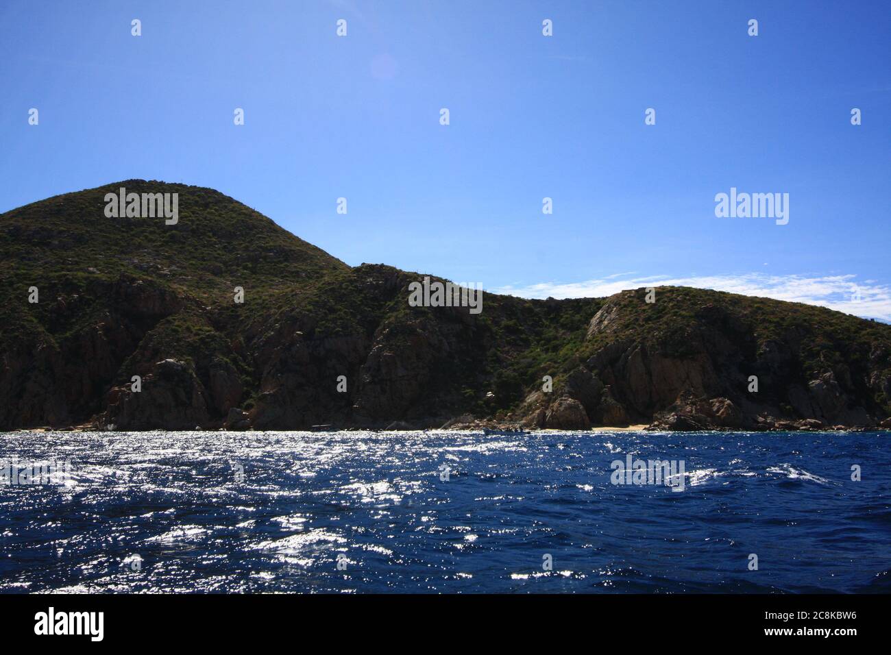 Fun vacation on a cruise ship. at port in Cabo San Lucas Stock Photo ...