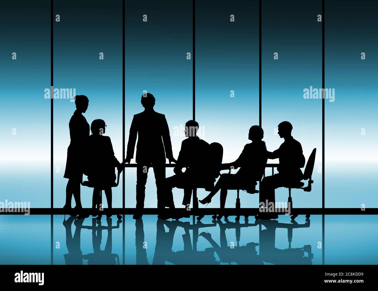 Businessteam at work Stock Photo - Alamy