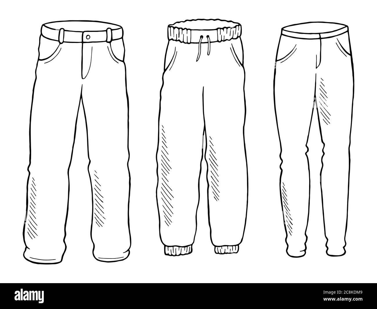 Men Fashion Suit Uniform Back Side View Of Pants Stock Illustration   Download Image Now  Pants Black Color Template  iStock