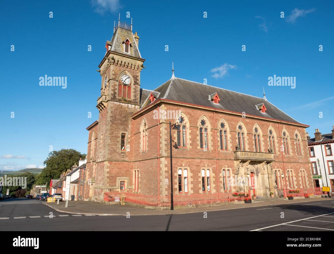 Wigtown town hall, Wigtown, Dumfries & Galloway, Scotland. Stock Photo