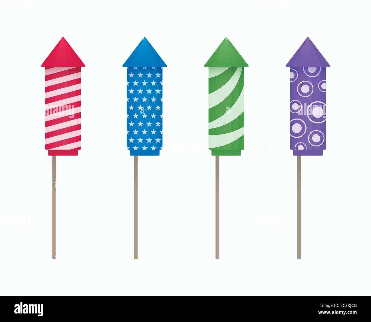 The firework display Stock Vector Images Alamy