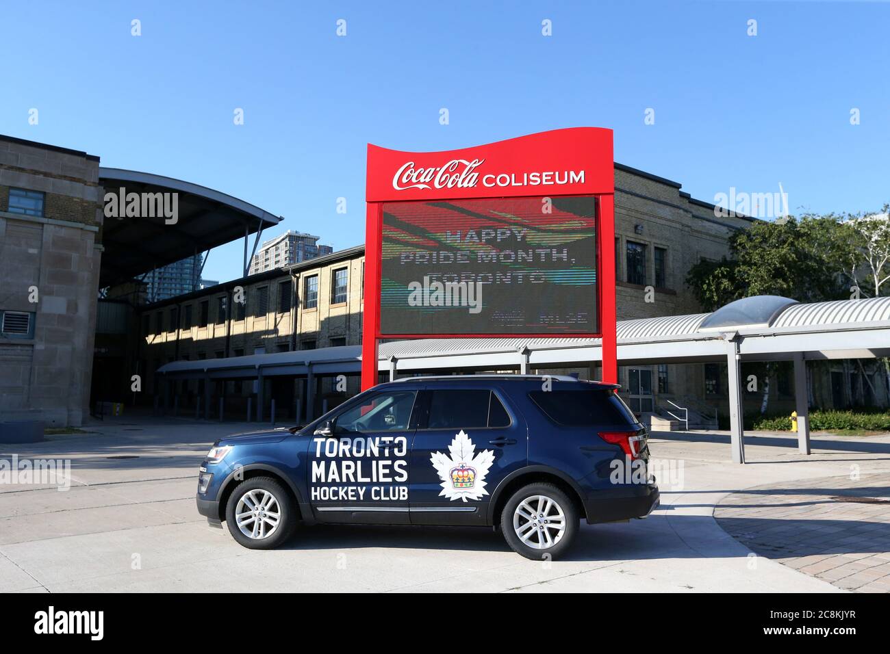 24th July 2020 Toronto Ontario Canada. Coca- Cola Coliseum Home of the Toronto Marlies AHL Team - Luke Durda/Alamy Stock Photo
