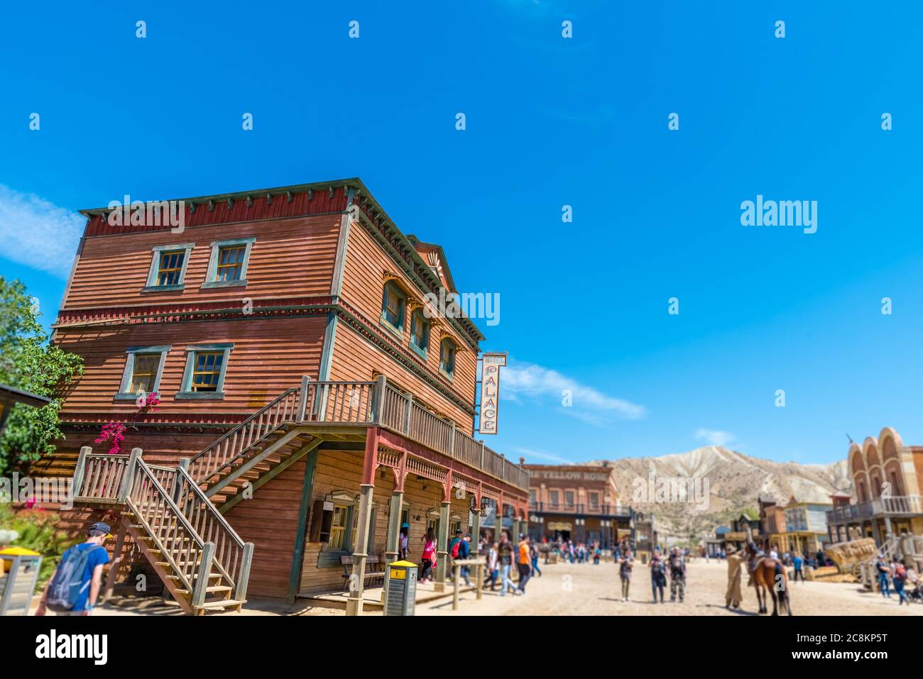Wild West Town - Hotel Stock Photo - Alamy
