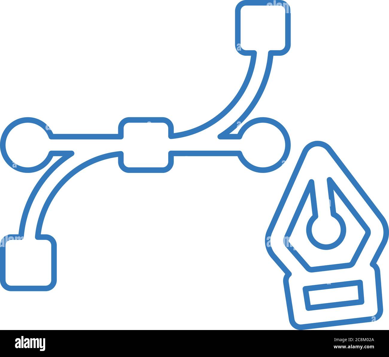 Anchor Point Icon. Beautiful design and fully editable vector for