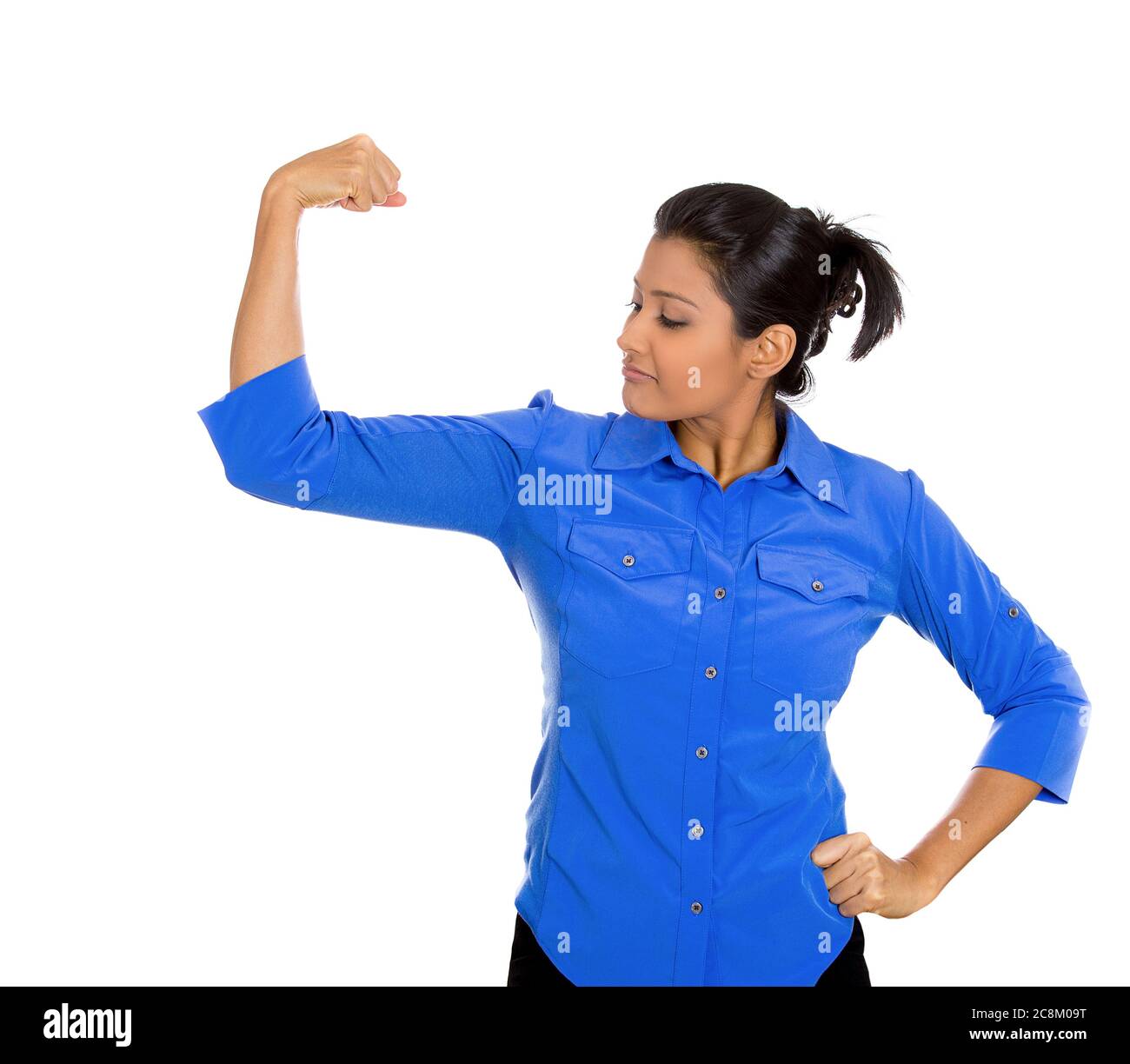 Woman flexing her biceps hi-res stock photography and images - Page 2 -  Alamy