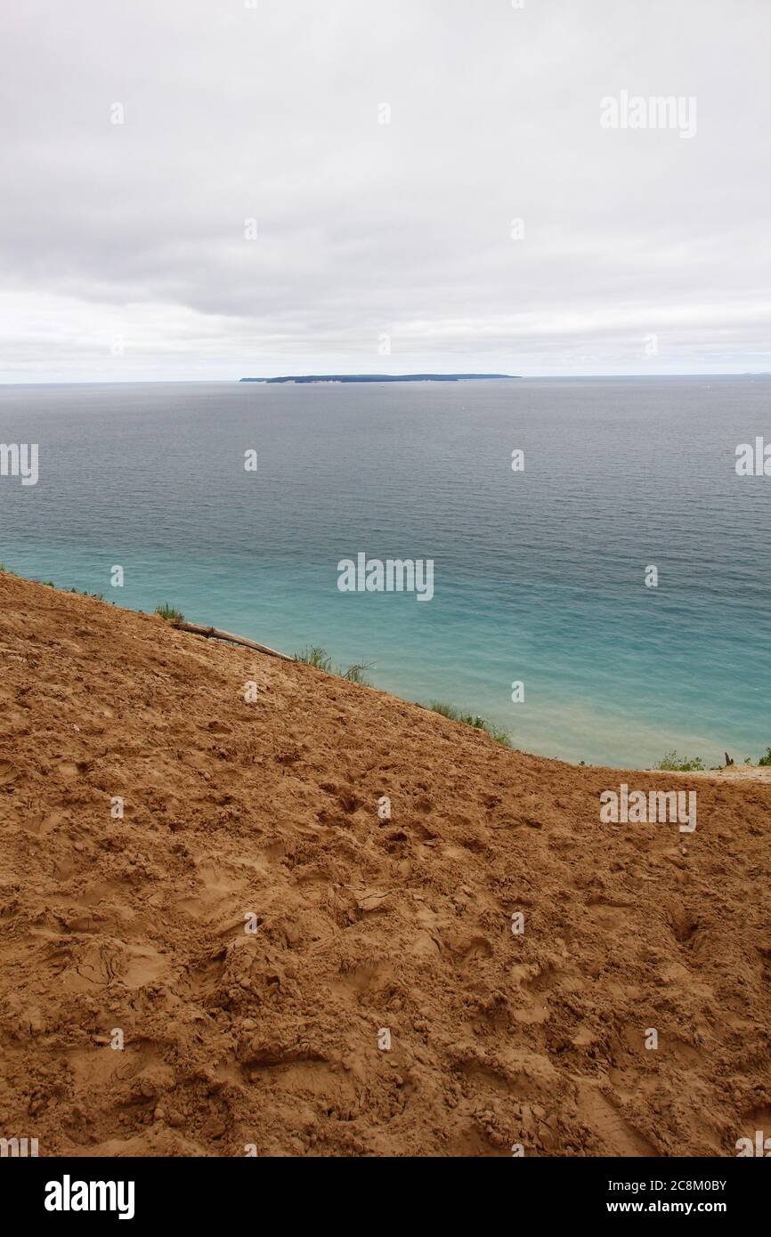 Pyramid Point, Sleeping Bear Dunes National Lakeshore, Michigan Stock ...