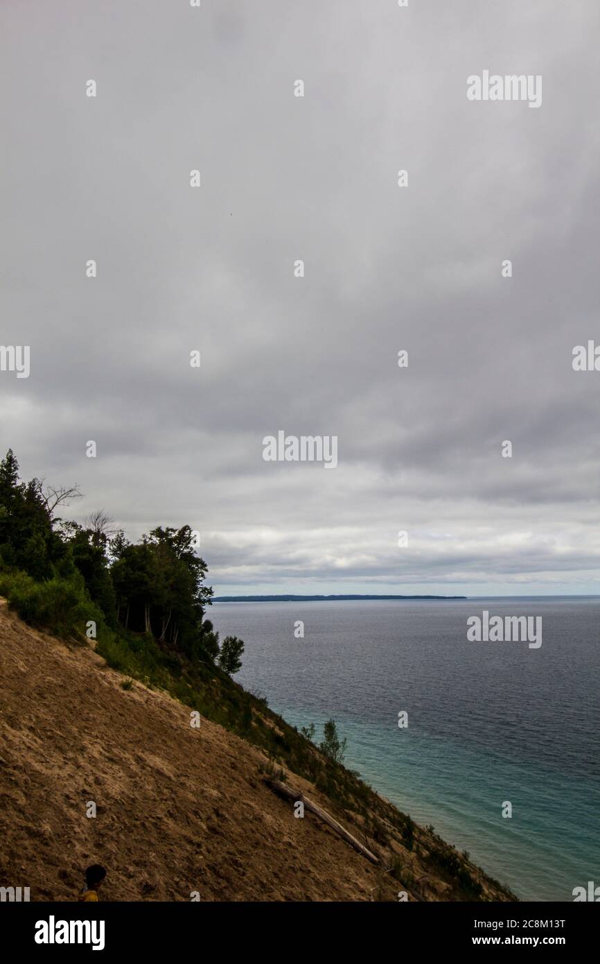 Pyramid Point, Sleeping Bear Dunes National Lakeshore, Michigan Stock ...