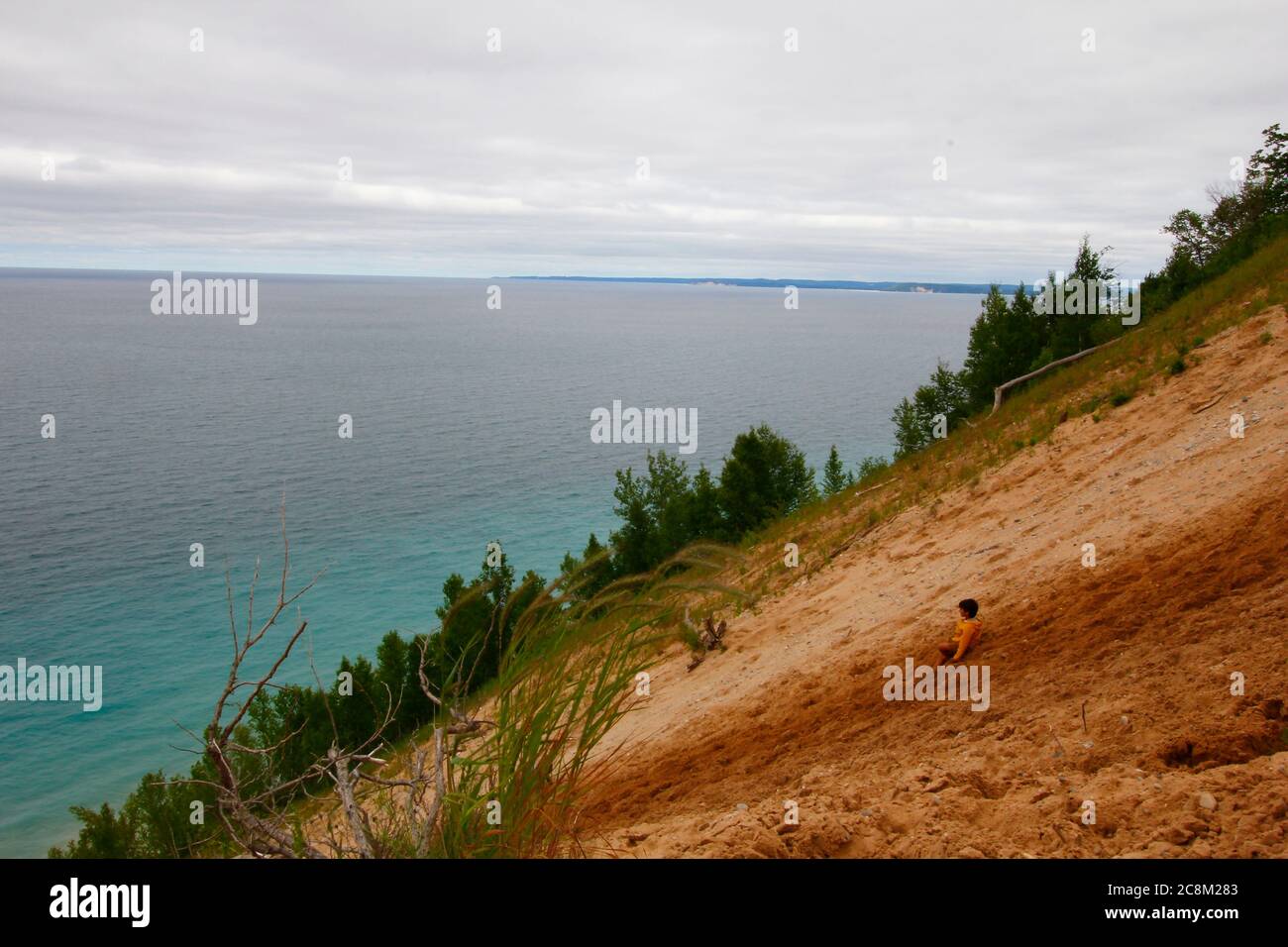 Pyramid Point, Sleeping Bear Dunes National Lakeshore, Michigan Stock ...
