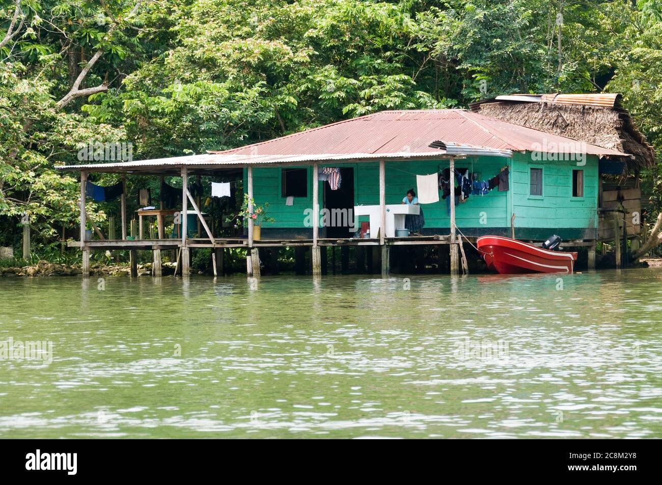 Rio Dulce, Guatemala May 13, 2011 One of the better Kekchi Indian