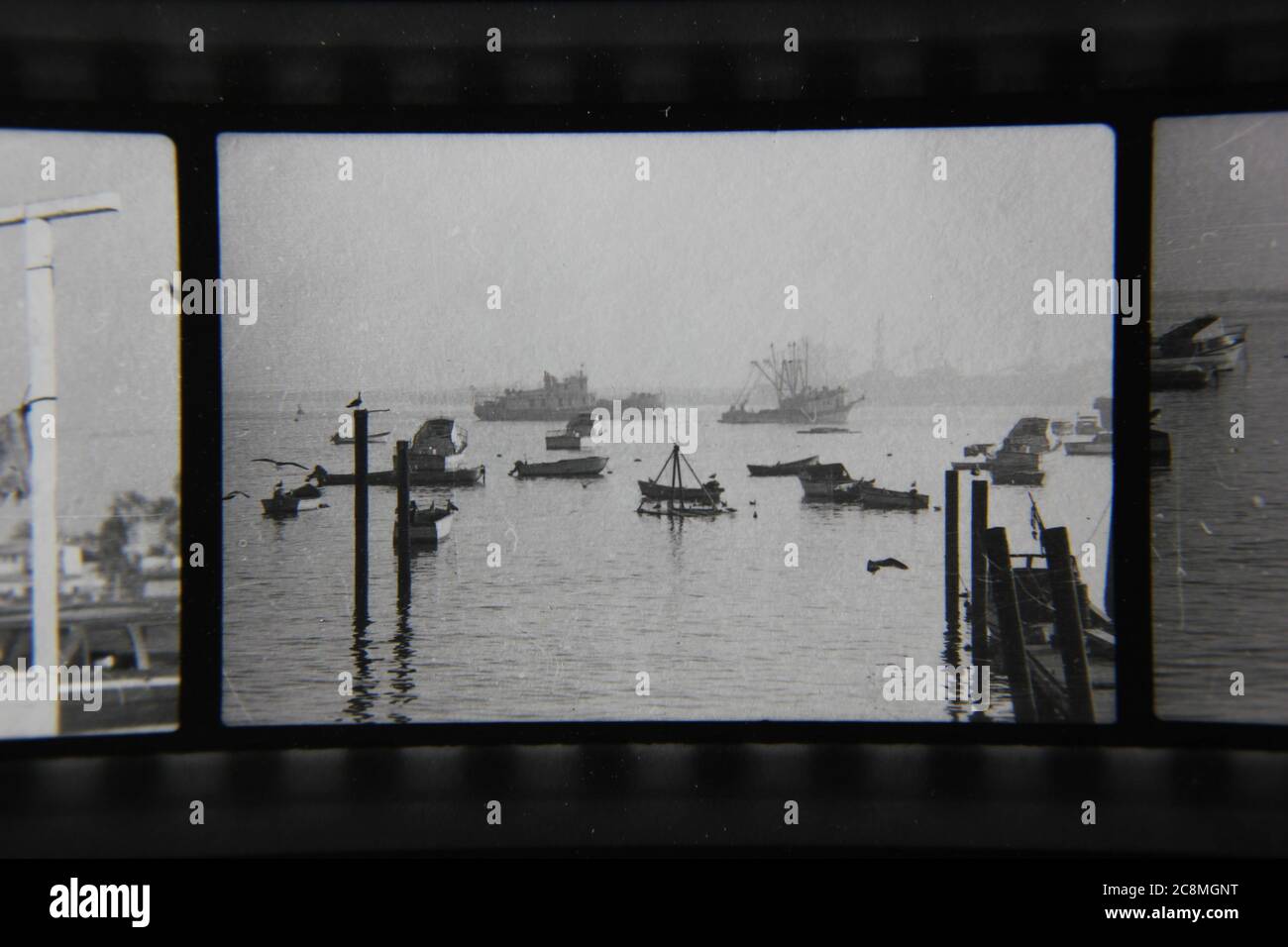 Fine 1970s vintage black and white photography of the quiet life on the ...