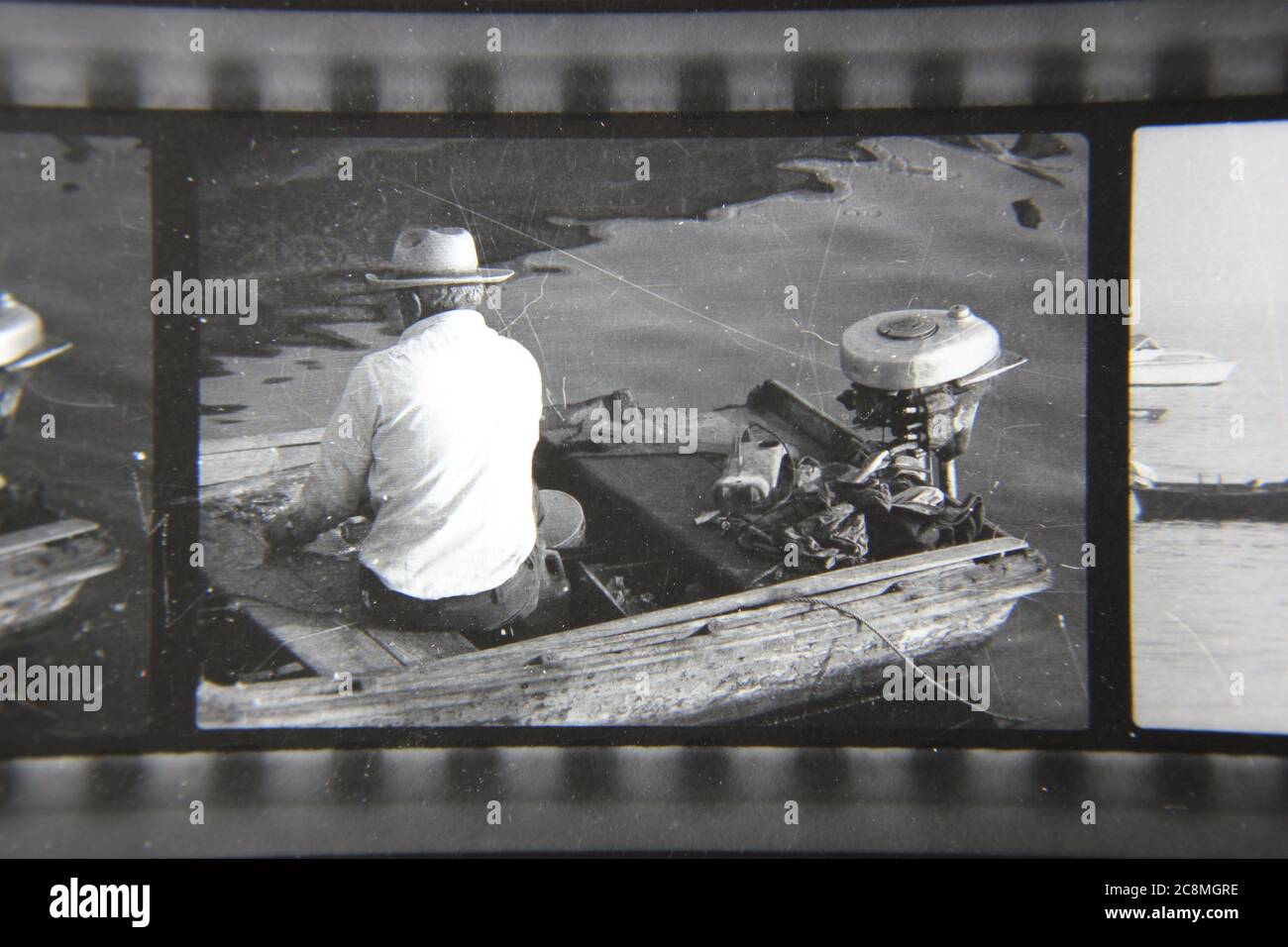 Fine 1970s vintage black and white photography of the quiet life on the ...