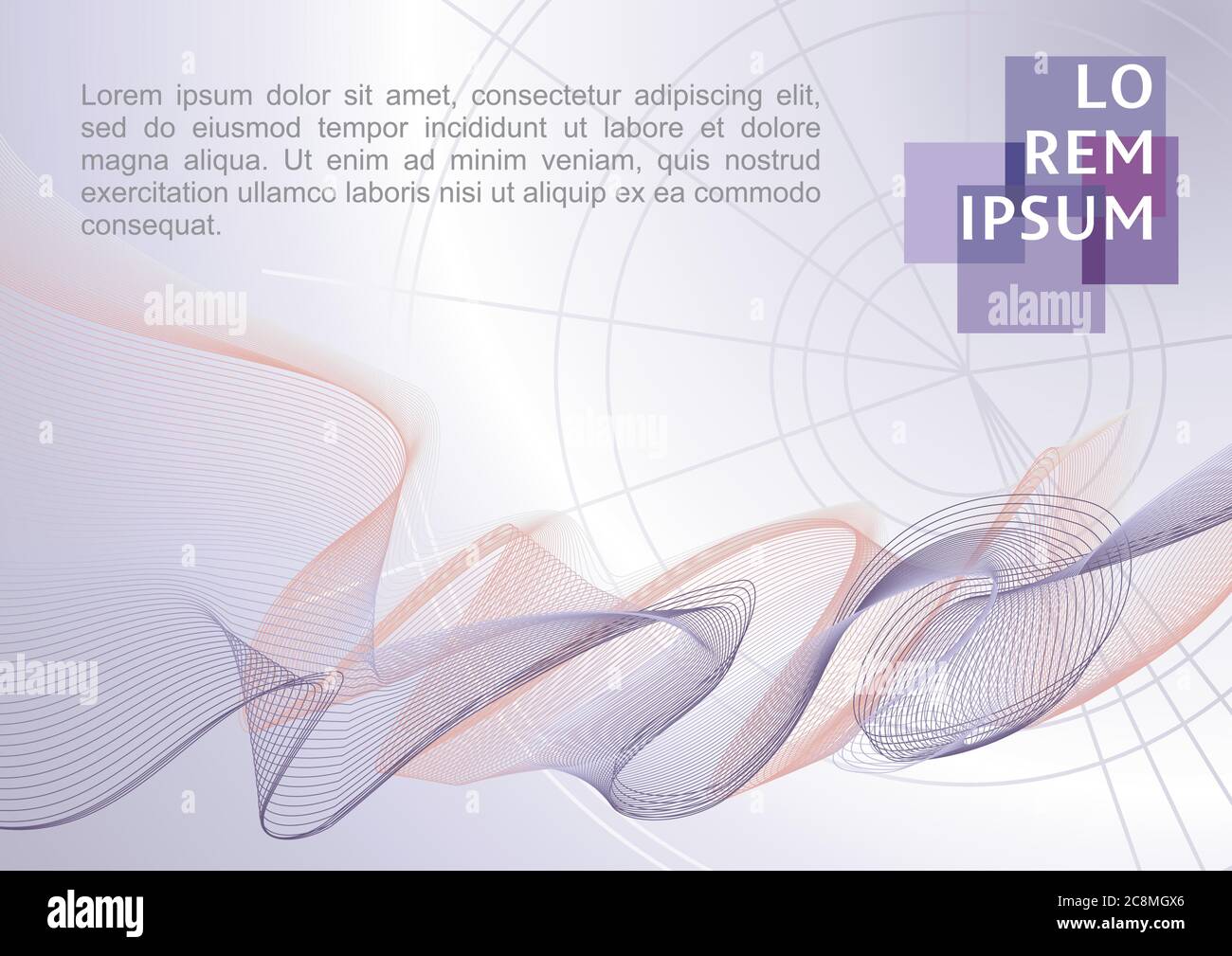 Abstract wavy background with dynamic effect. Abstract technology ...
