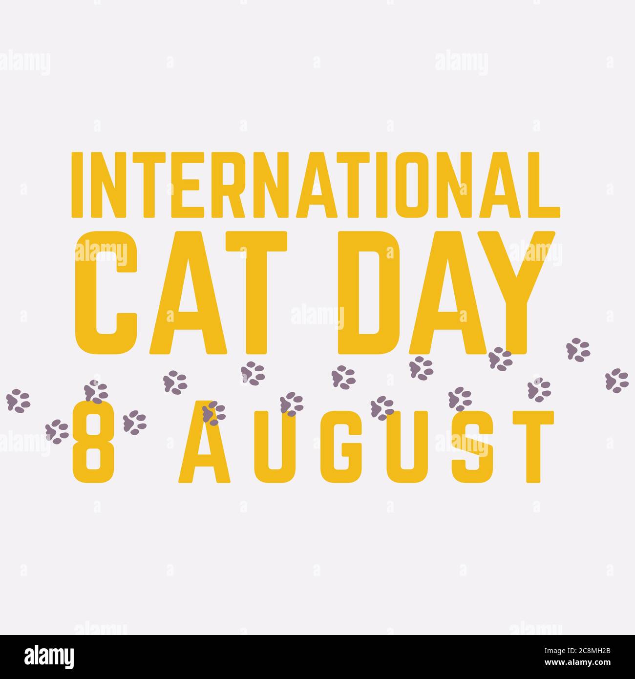 International cat day vector illustration Stock Vector Image & Art Alamy