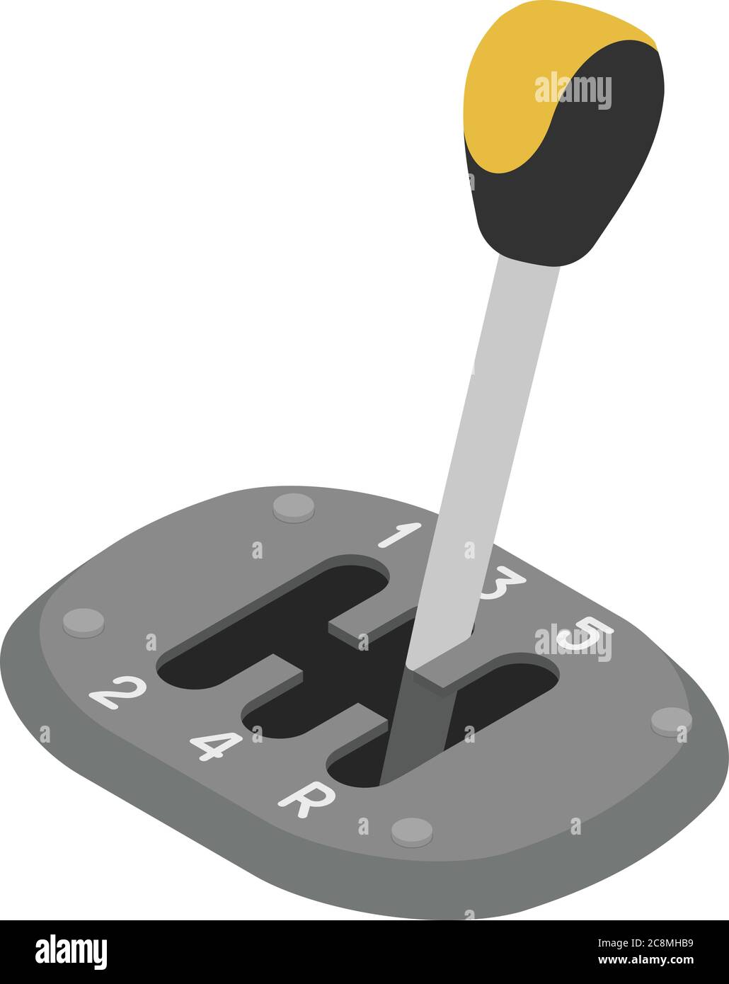 Sport gearbox icon. Isometric of sport gearbox vector icon for web