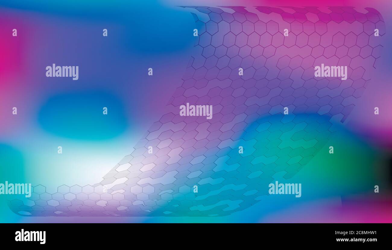 Colorful background with polygonal elements. Geometric shapes composition pattern. Modern technology abstract vector illustration. Stock Vector
