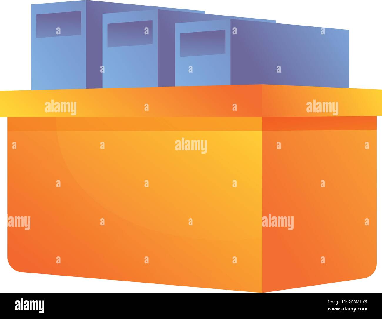 Storage documents icon. Cartoon of storage documents vector icon for