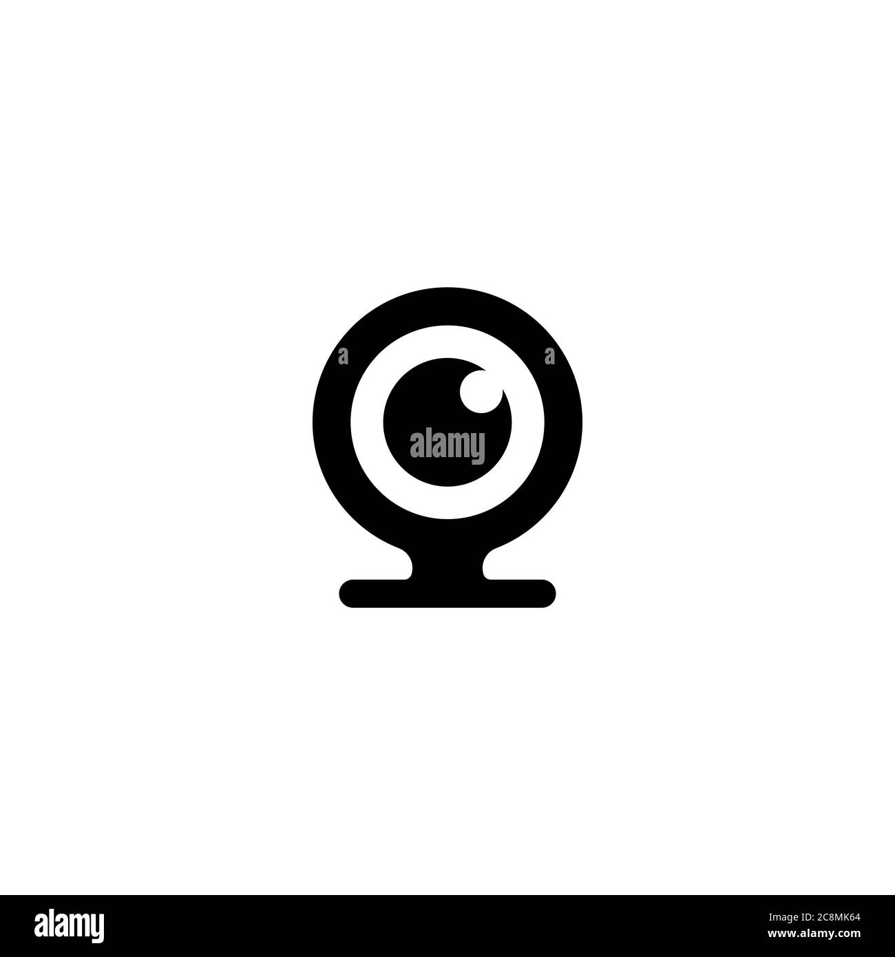 Webcam icon. Vector on isolated white background. EPS 10 Stock Vector