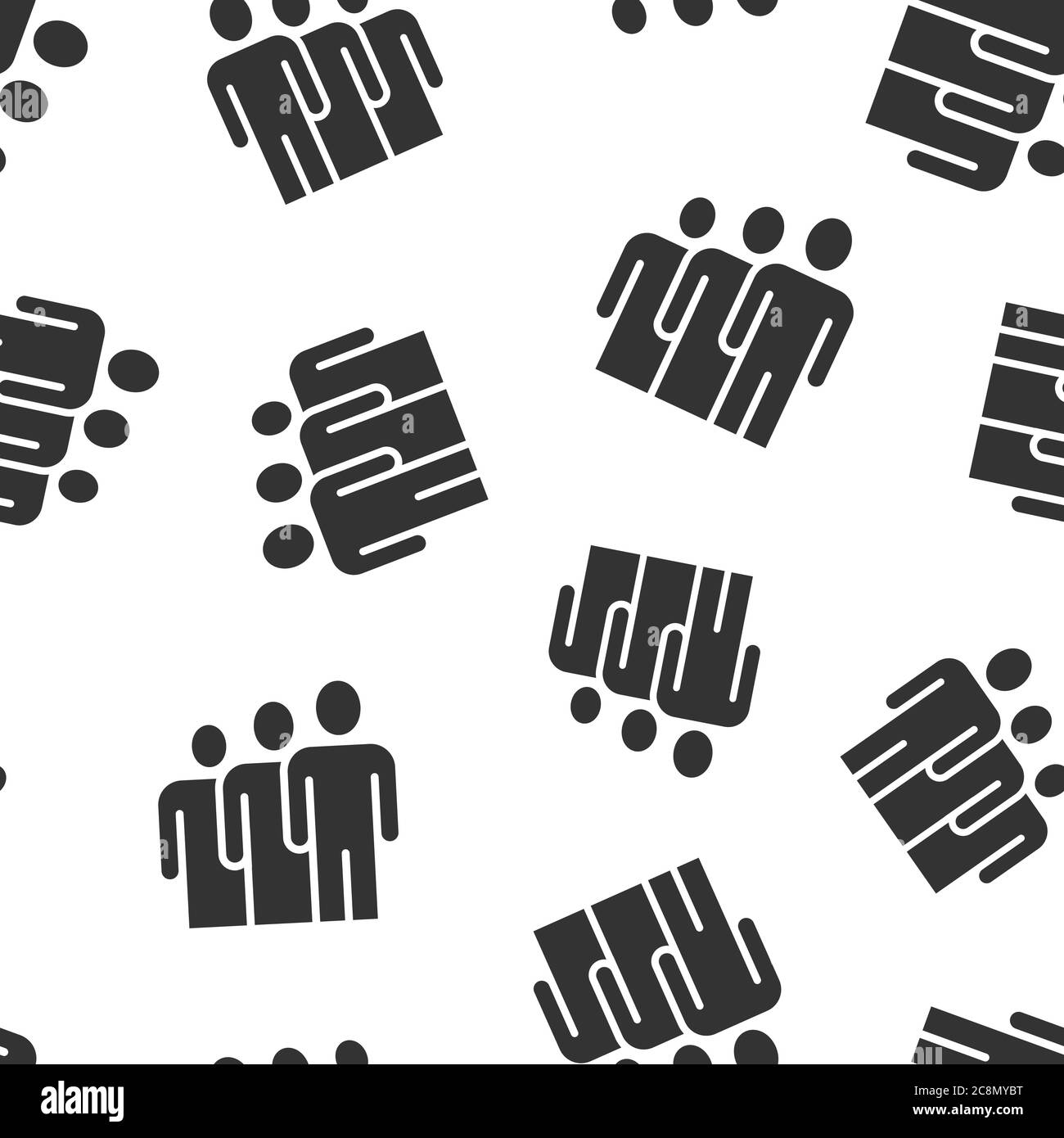 People communication icon in flat style. People vector illustration on ...