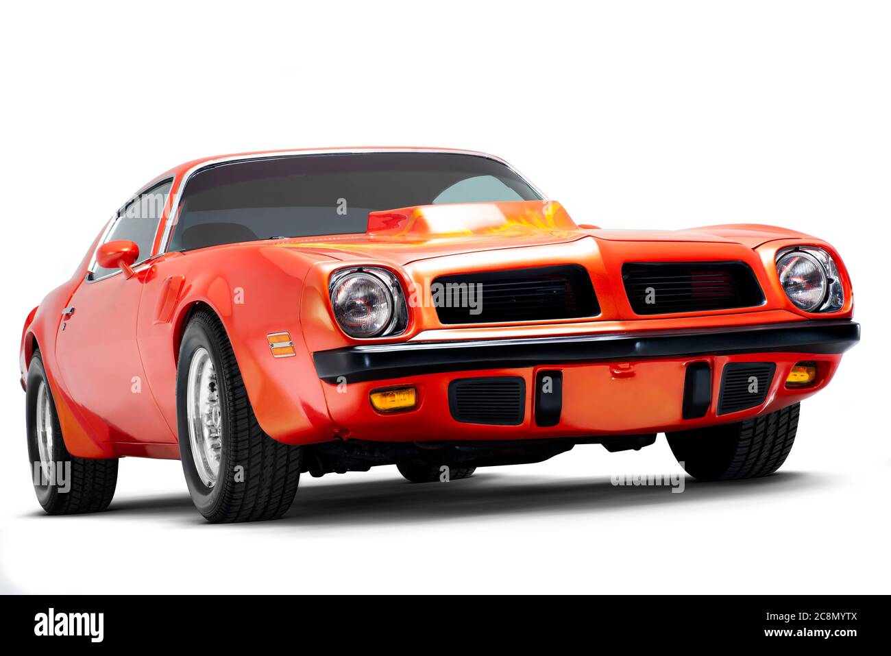 Izmir Turkey July 11 2020 Front view of a 1974 Pontiac Brand Trans am firebird in a studio shot Stock Photo Alamy