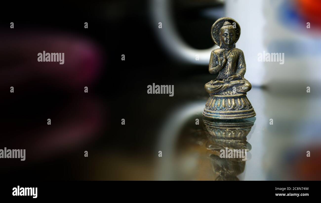 Antique Bronze Statues of Buddha.Original old and bronzebuddhastatues