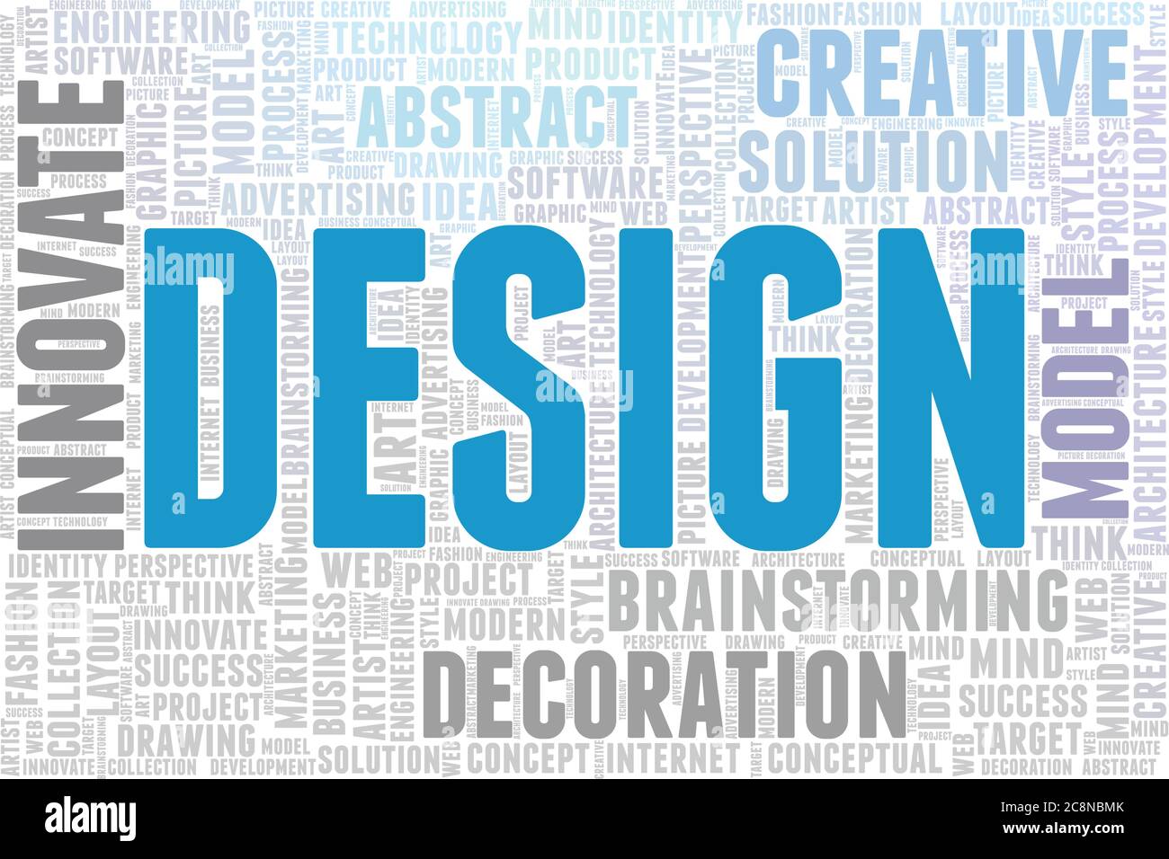 Design word cloud isolated on a white background Stock Vector Image ...