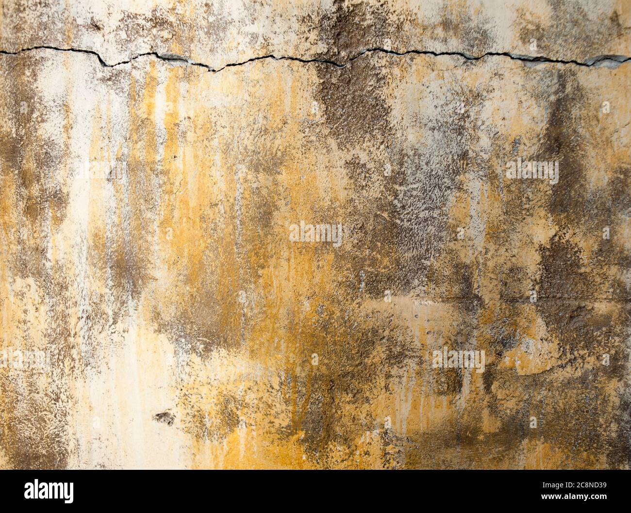 cracked wall texture closeup Stock Photo