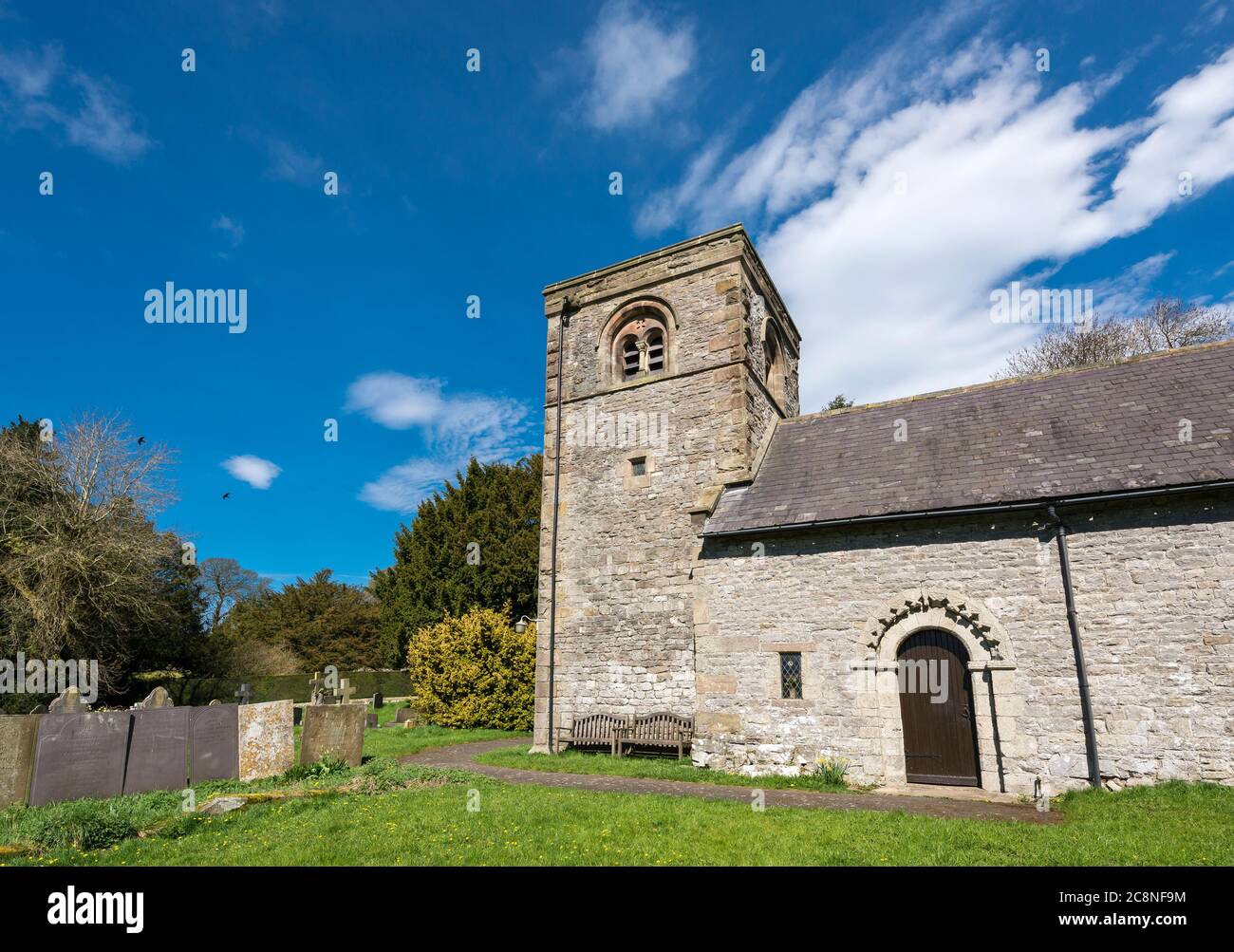 Alsop en le Dale church, Derbyshire, England Stock Photo