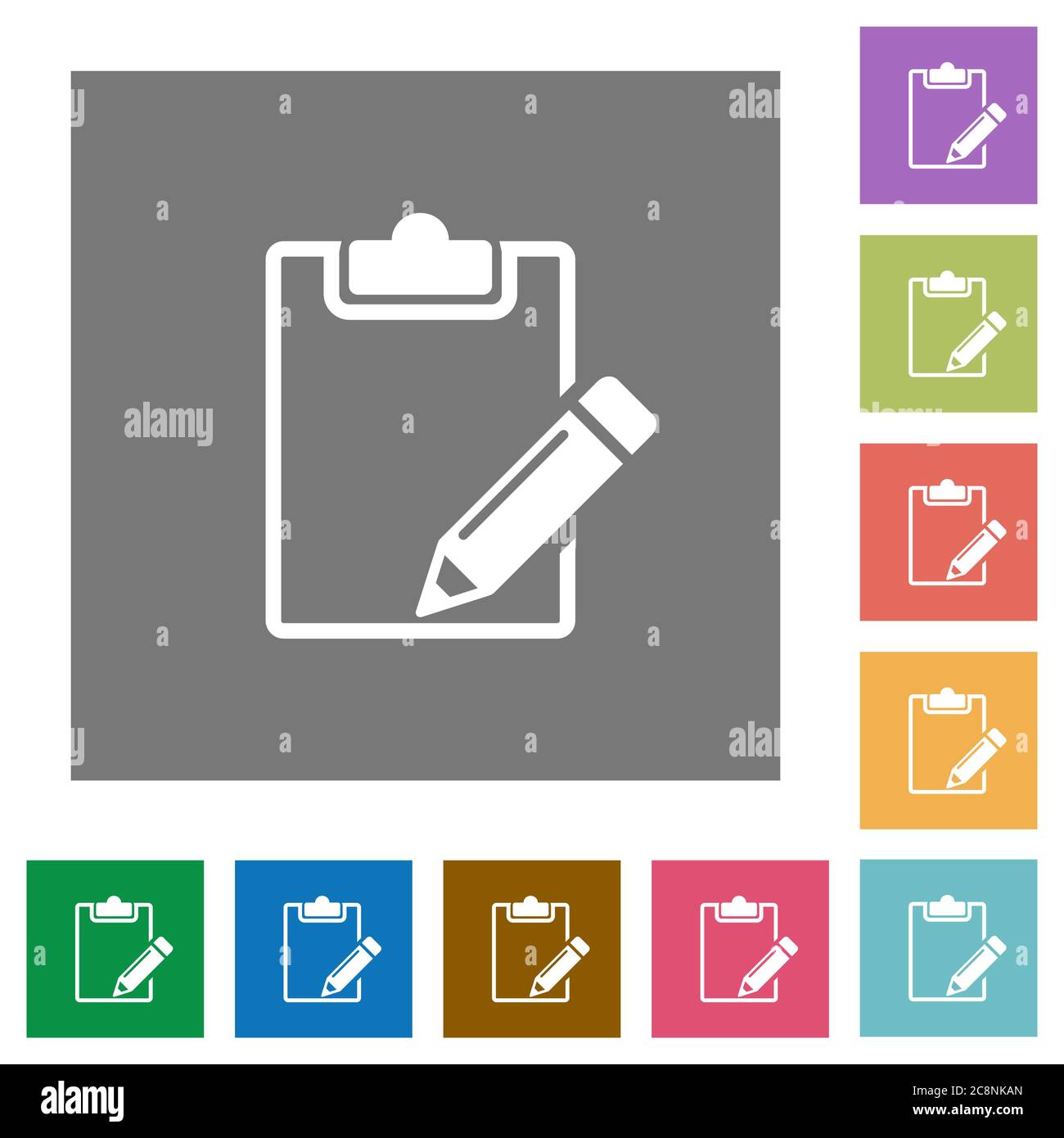 Brown notepad Stock Vector Images - Alamy